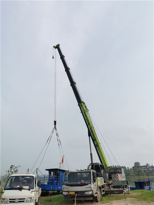 海珠区桥梁建设吊装案例